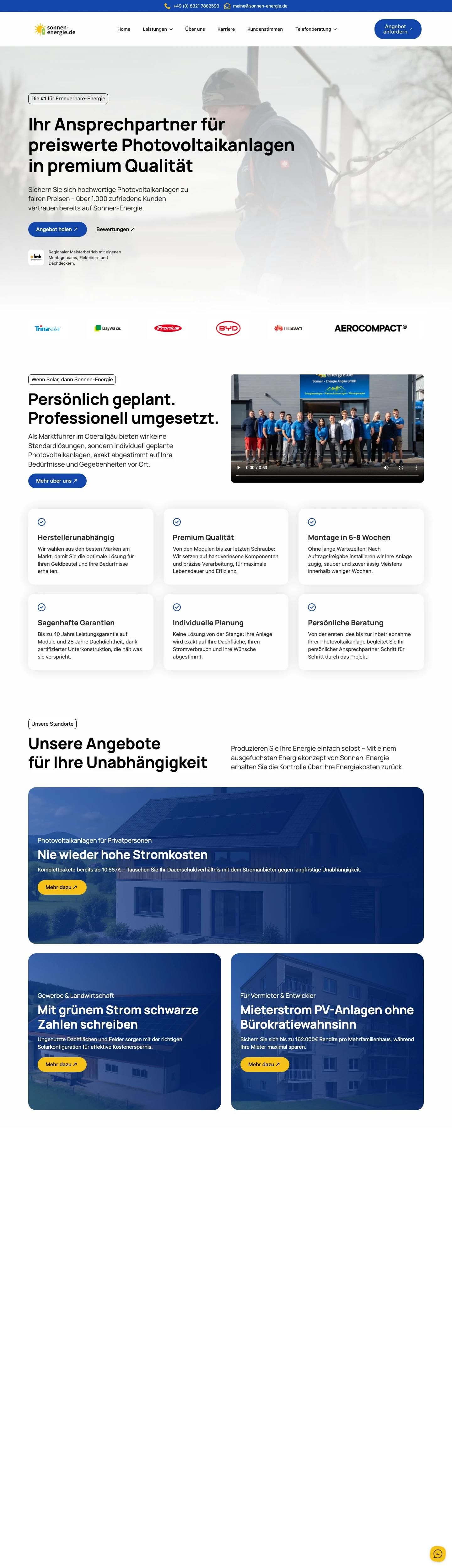 Sonnen-Energie Desktop