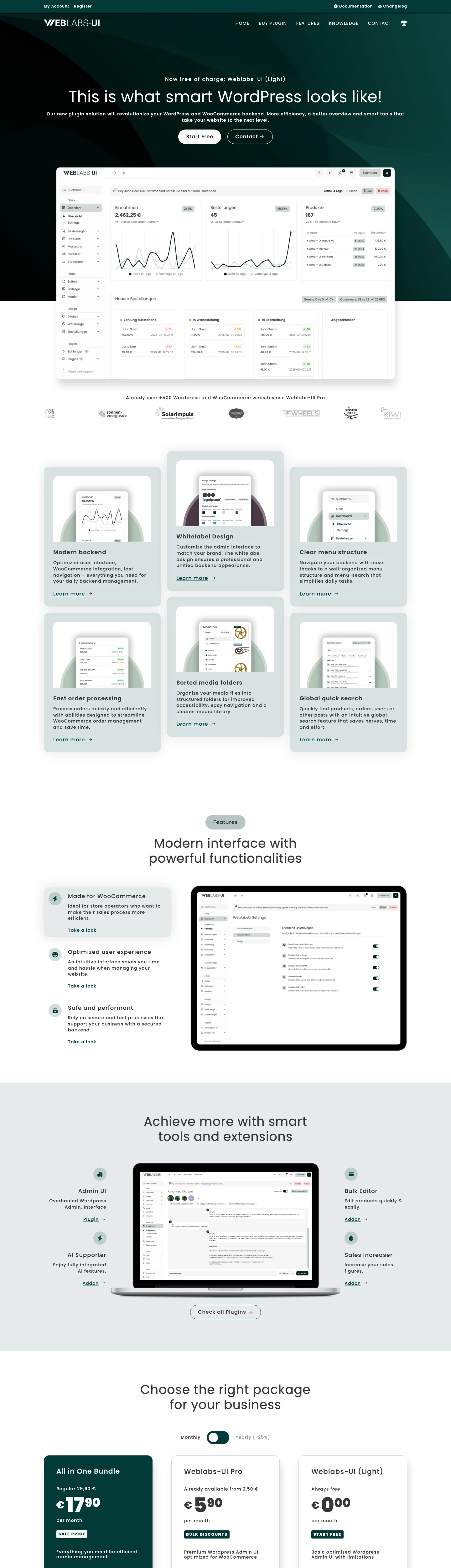 Weblabs UI Desktop